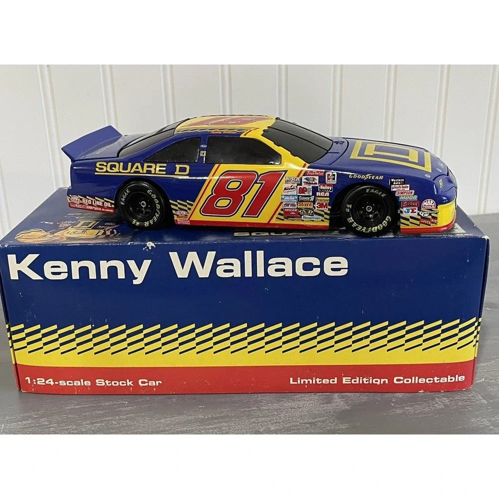Kenny Wallace #81 Square D Racing 1997 Thunderbird ‎ 1:24 Action Diecast NIB